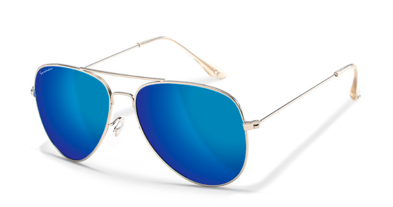 AVIANO LARGE WITH BLUE POLARIZED LENSES