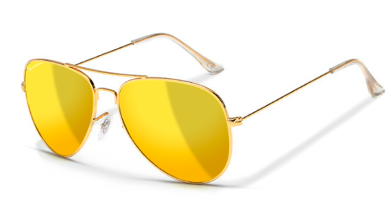 AVIANO LARGE WITH LUXURY GOLD POLARIZED LENSES