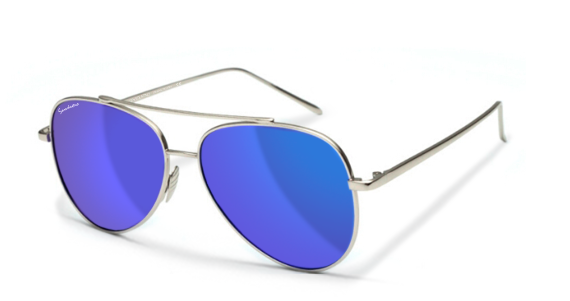 AVIATORE SMALL WITH BLUE POLARIZED LENSES