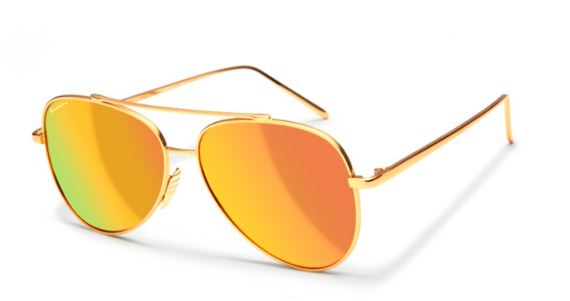 AVIATORE SMALL WITH ORANGE POLARIZED LENSES