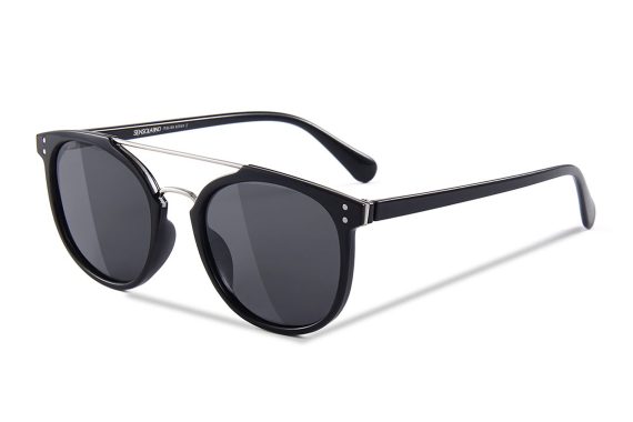 SENSOLATINO SERIES CORFU BLACK FRAME WITH BLACK POLARIZED LENSES