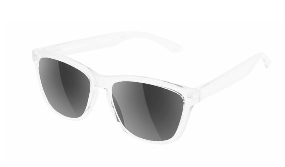 ITALIANA TRANSPARENT WITH BLACK POLARIZED LENSES