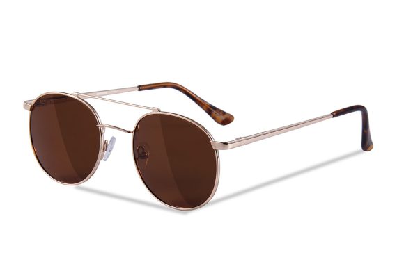 SENSOLATINO SERIES PARO GOLD FRAME WITH BROWN POLARIZED LENSES