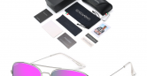 Sensolatino_Sunglasses_Aviano_Large_Silver_Coloured_Frame_with_Pink_Polarised_Lenses