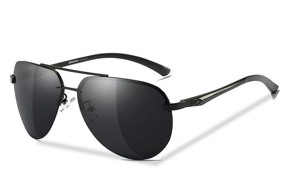 SENSOLATINO SERIES MEDINA BLACK FRAME WITH BLACK POLARIZED LENSES