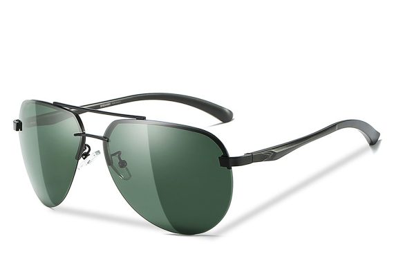 SENSOLATINO SERIES MEDINA GUN FRAME WITH GREEN POLARIZED LENSES