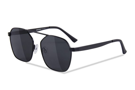 SENSOLATINO SERIES SANTORINI MATTE BLACK FRAME WITH BLACK SMOKE POLARIZED LENSES