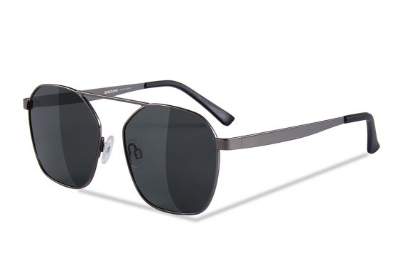 SENSOLATINO SERIES SANTORINI MATTE GUN FRAME WITH GUN SMOKE POLARIZED LENSES