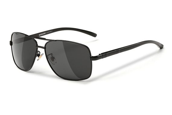 SENSOLATINO SERIES TABUK BLACK FRAME WITH BLACK POLARIZED LENSES