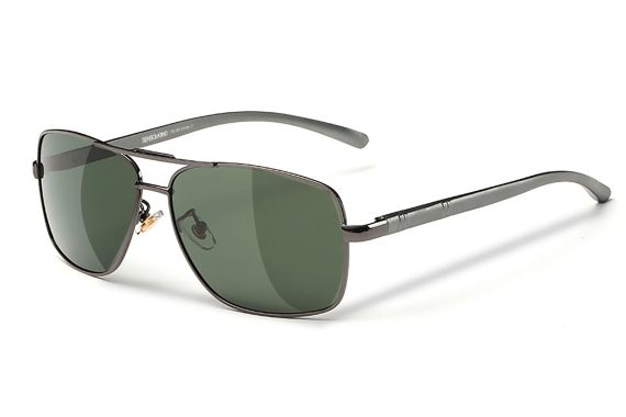 SENSOLATINO SERIES TABUK GUN FRAME WITH GREEN POLARIZED LENSES