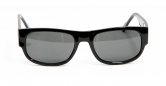 SENSOLATINO 768563624841 MADE IN ITALY MOD. VOLTA POLISHED BLACK FRAME WITH BLACK LENSES