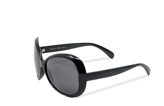  FIORUCCI BLACK FRAME WITH BLACK LENSES